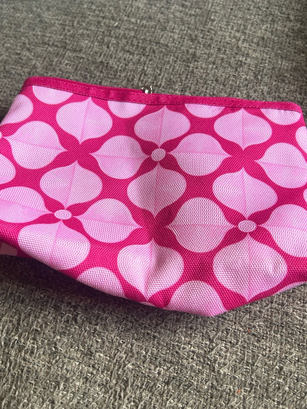 Jonathan Adler - Clinique Double Pink Make-Up Cosmetics Zipper Bag